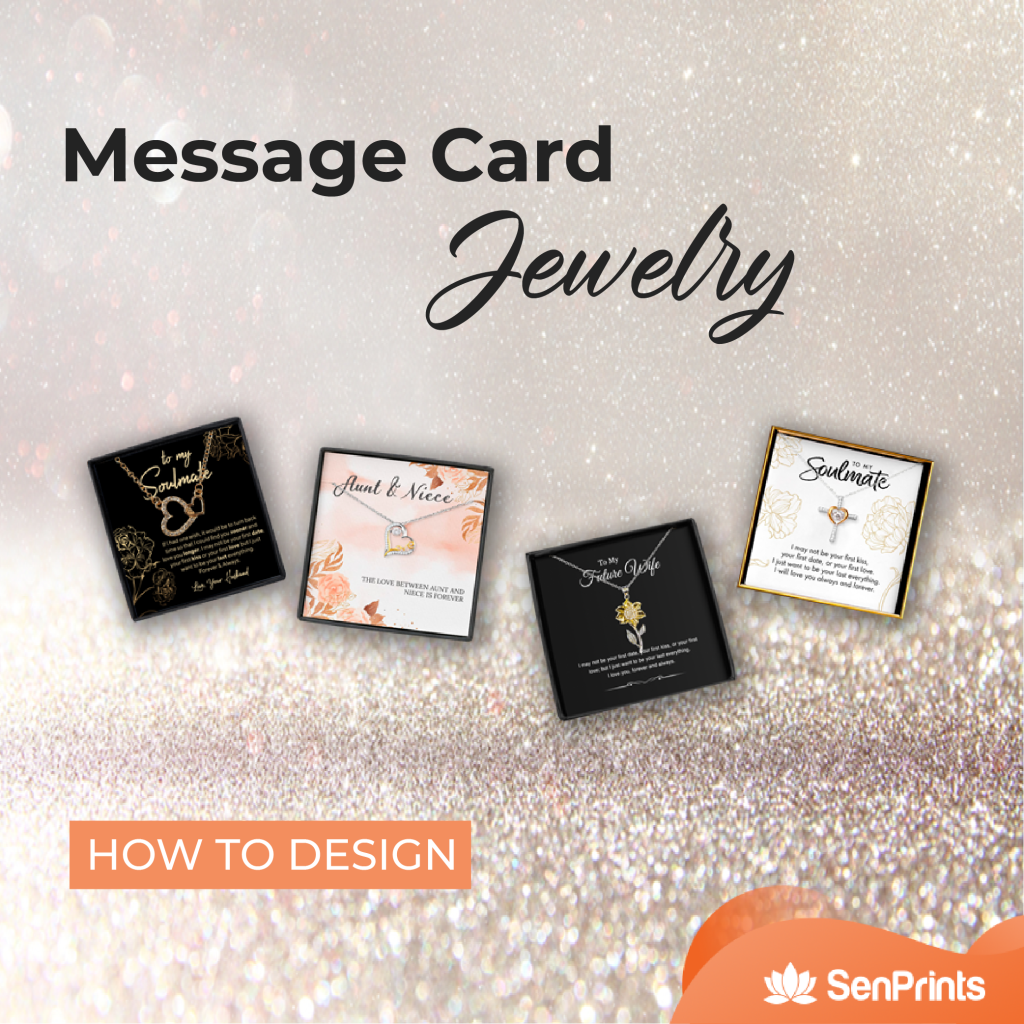 TIPS DESIGN JEWELRY MESSAGE CARD